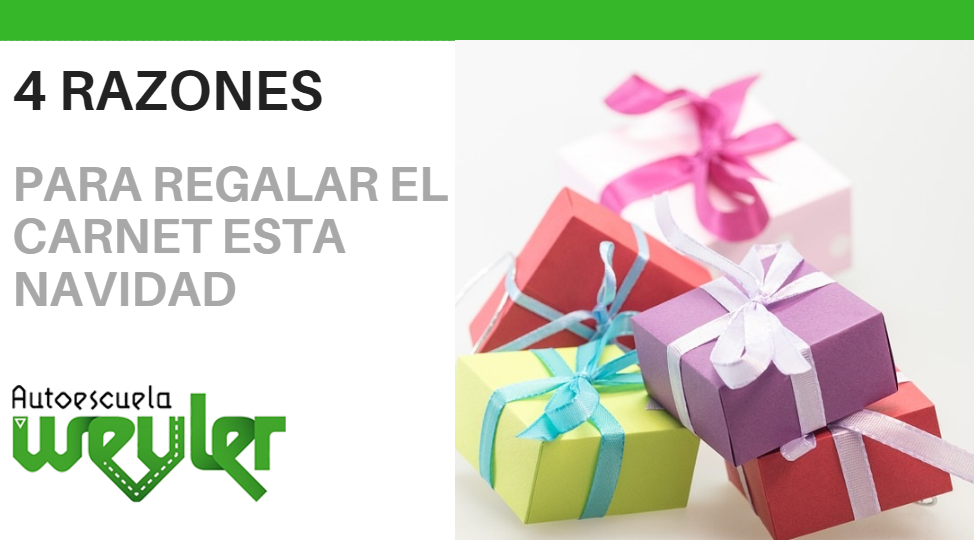 4 razones para regalar el carnet de conducir esta Navidad