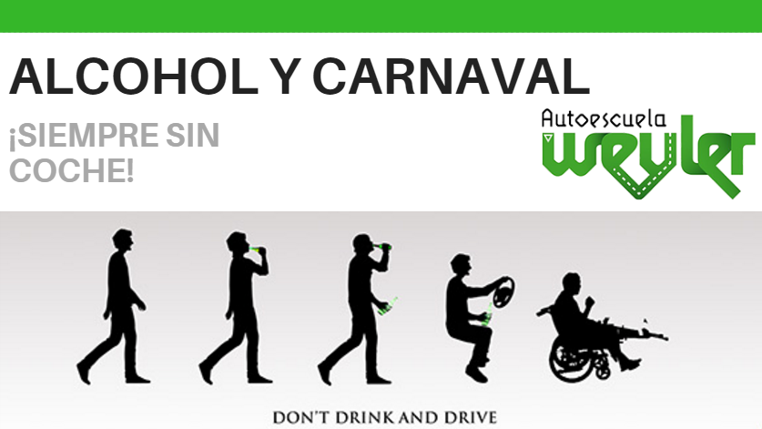 Alcohol y carnaval…siempre sin coche