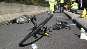 ciclista accidente