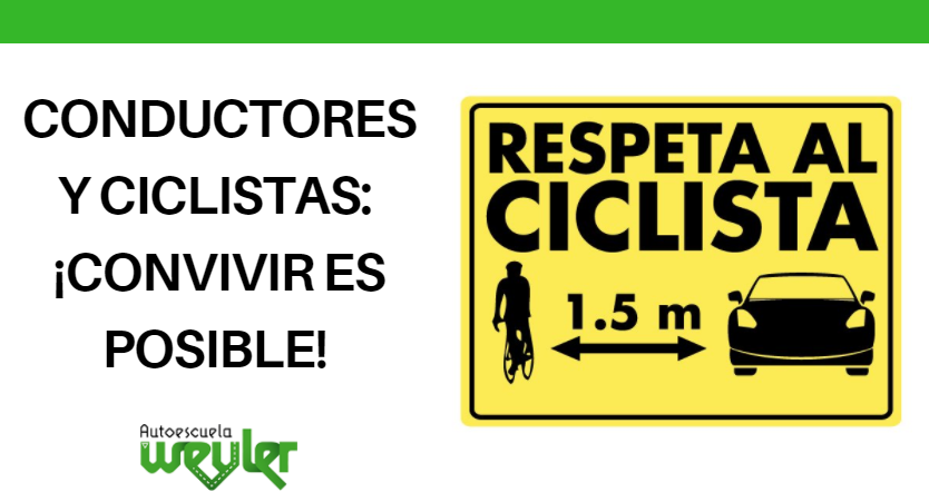 Conductores y ciclistas: ¡convivir es posible!