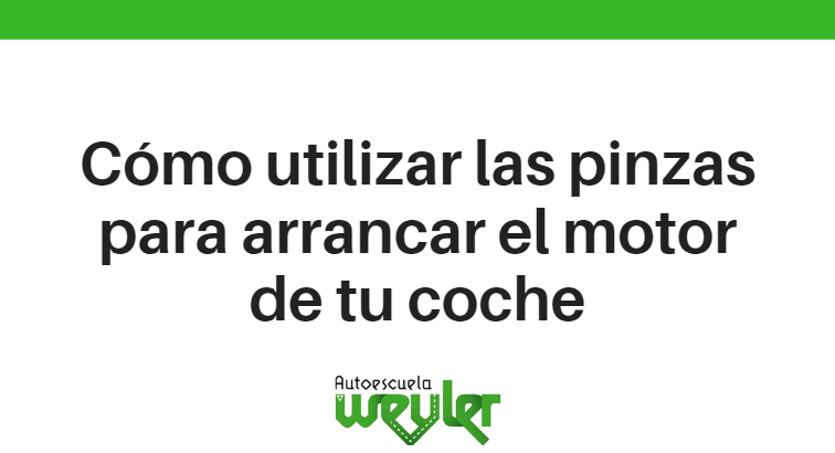 Cómo utilizar las pinzas para arrancar el motor de tu coche