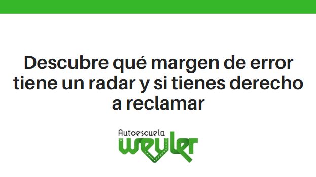 Descubre qué margen de error tiene un radar y si tienes derecho a reclamar