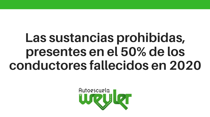 Las sustancias prohibidas, presentes en el 50% de los conductores fallecidos en 2020