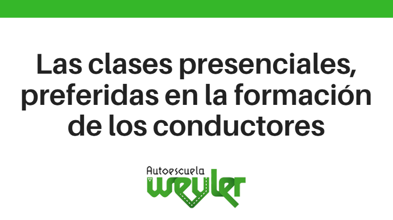 Las clases presenciales, preferidas en la formación de los conductores